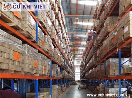 Kệ selective pallet Wipro Unza Trúng thầu, nghiệm thu, bàn giao đưa vào sử dụng kệ selective cho kho hàng Wipro Unza