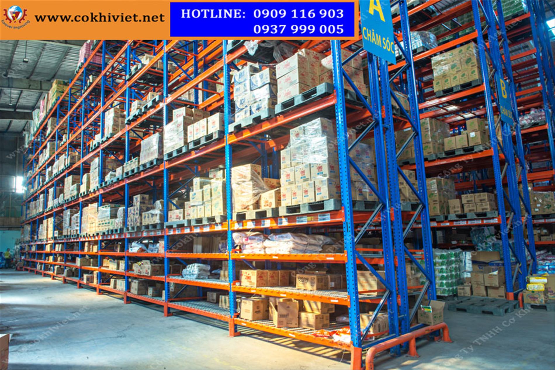 CÔNG TRÌNH KỆ SELECTIVE HÀNG TIÊU DÙNG TẠI TRẦN ĐẠI NGHĨA