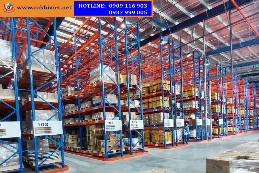 Kệ VNA Sự lựa chọn tối ưu dành cho hàng hóa tải trọng nặng, mật độ lưu trữ cao